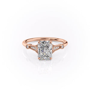 The Stephanie Set With A Radiant Lab Diamond