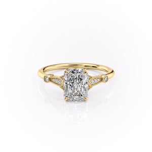 The Stephanie Set With A Radiant Lab Diamond