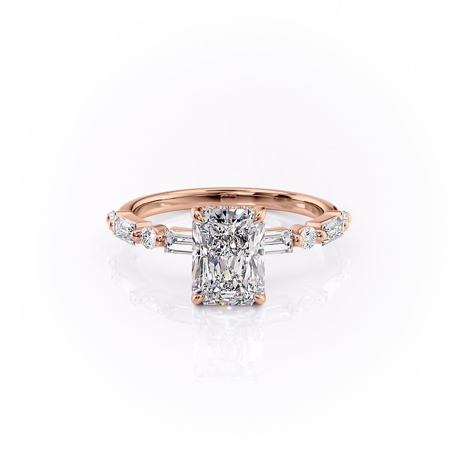The Patricia Set With A 1 Carat Radiant Moissanite