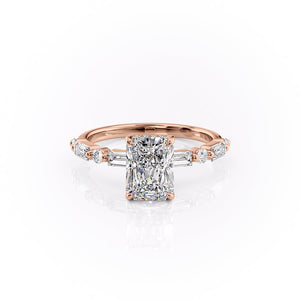 The Patricia Set With A 1 Carat Radiant Moissanite