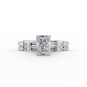 The Patricia Set With A 2 Carat Radiant Lab Diamond
