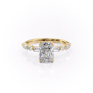 The Patricia Set With A 2 Carat Radiant Lab Diamond