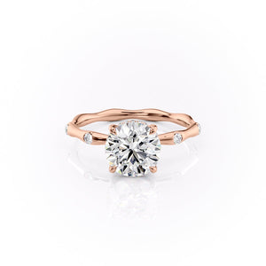 The Samantha Set With A 1 Carat Round Lab Diamond