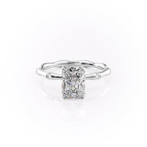 The Samantha Set With A 3 Carat Radiant Lab Diamond