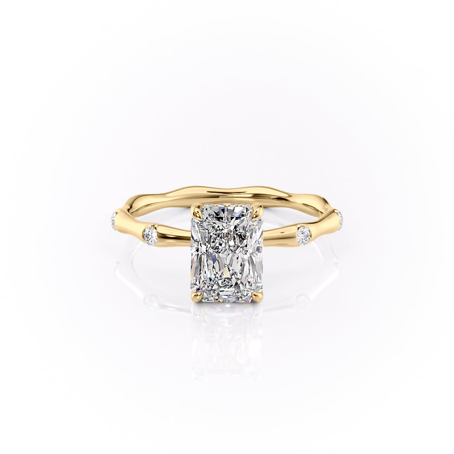 The Samantha Set With A 2 Carat Radiant Lab Diamond