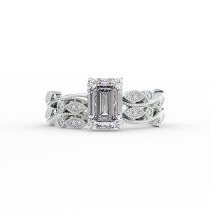 The Robin Set With A 2 Carat Emerald Lab Diamond