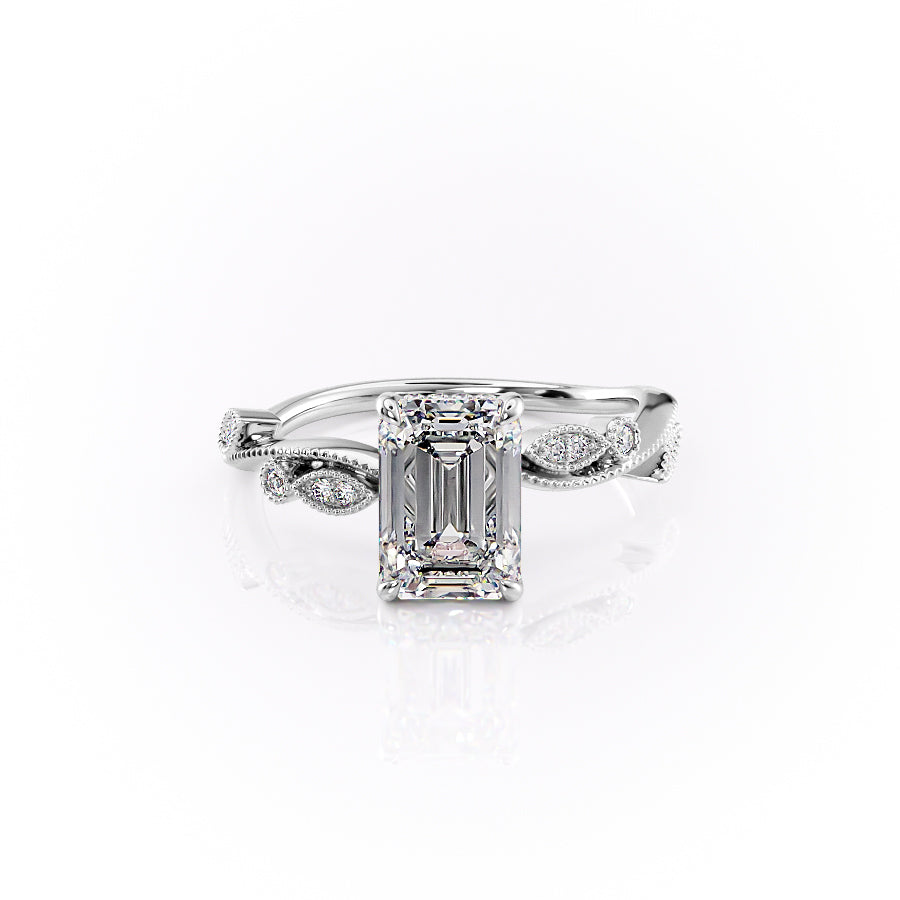 The Robin Set With A 1.5 Carat Emerald Lab Diamond