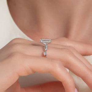 The Robin Set With A 2 Carat Emerald Lab Diamond