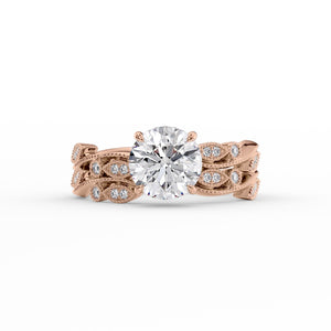 The Robin Set With A 2 Carat Round Lab Diamond