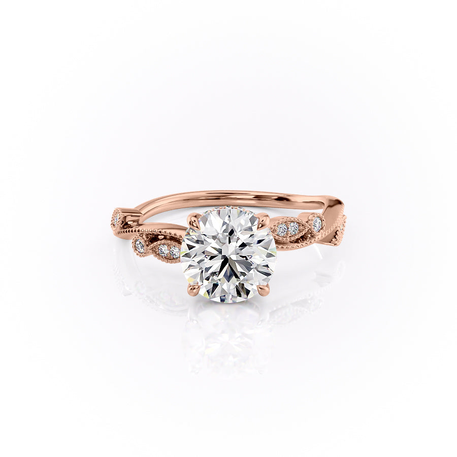 The Robin Set With A 1.5 Carat Round Lab Diamond
