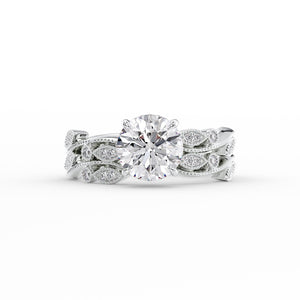 The Robin Set With A 2 Carat Round Lab Diamond