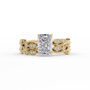The Robin Set With A 3 Carat Radiant Lab Diamond