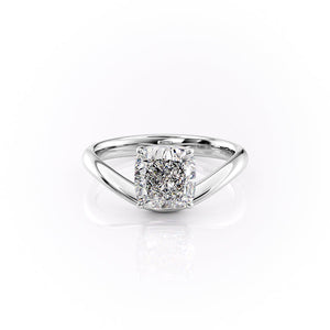 The Berta Set With A 2 Carat Cushion Lab Diamond