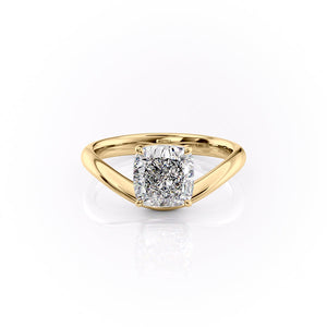 The Berta Set With A 2 Carat Cushion Lab Diamond