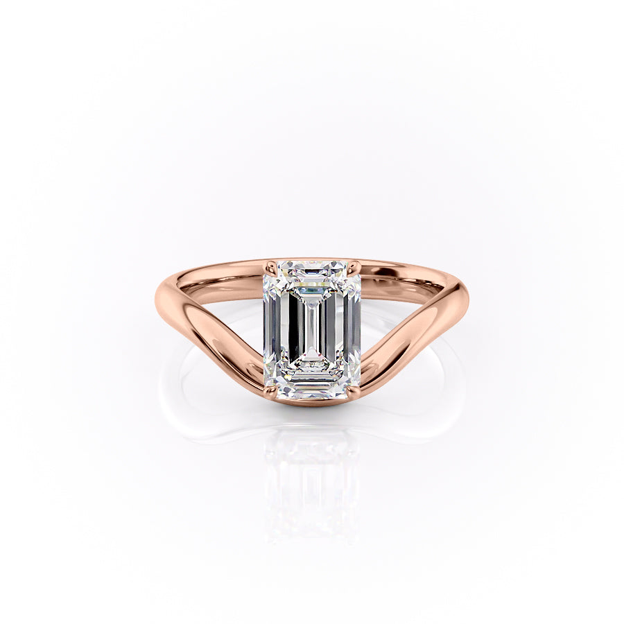 The Berta Set With A 2 Carat Emerald Lab Diamond