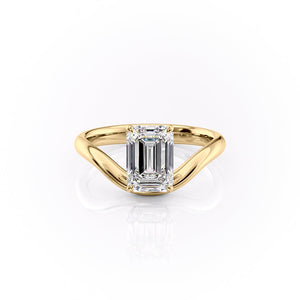 The Berta Set With A 2 Carat Emerald Lab Diamond