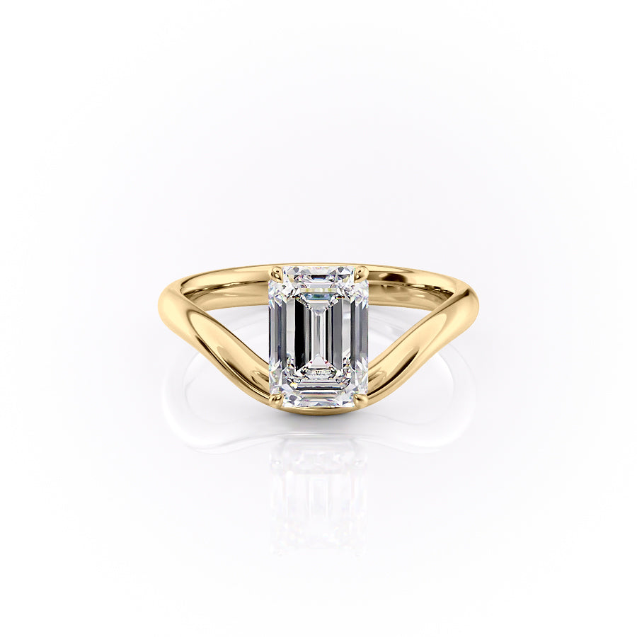 The Berta Set With A 2 Carat Emerald Lab Diamond