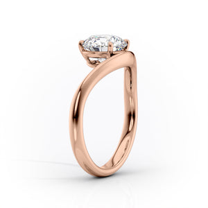 The Berta Set With A 1 Carat Princess Lab Diamond
