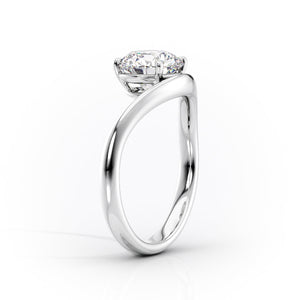 The Berta Set With A 3 Carat Pear Lab Diamond