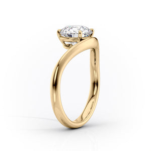 The Berta Set With A 2.5 Carat Cushion Lab Diamond