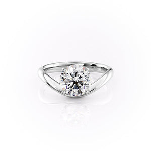 The Berta Set With A 2 Carat Round Lab Diamond
