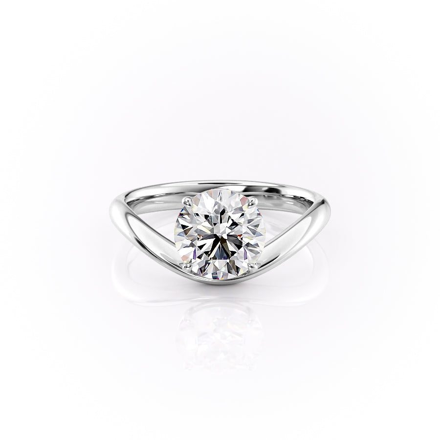 The Berta Set With A 1.5 Carat Round Lab Diamond