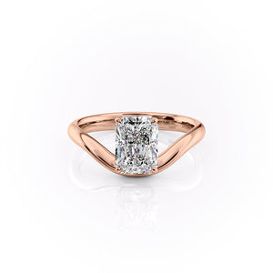 The Berta Set With A 3 Carat Radiant Lab Diamond