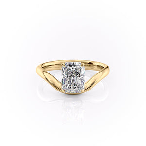 The Berta Set With A 2 Carat Radiant Lab Diamond