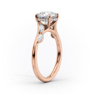 The Nova Set With A 1.5 Carat Radiant Moissanite