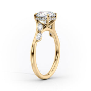 The Nova Set With A 2 Carat Radiant Lab Diamond