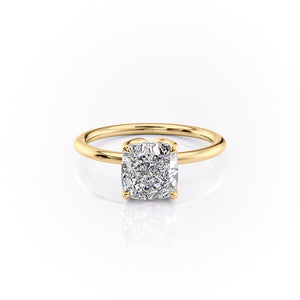 The Lisa Set With A Cushion Moissanite