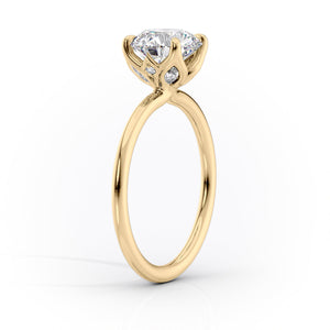 The Lisa Set With A 4.5 Carat Pear Moissanite