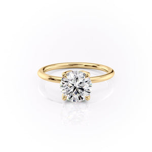 The Lisa Set With A 1 Carat Round Lab Diamond