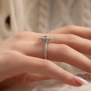 The Kylie Set With A 2 Carat Oval Lab Diamond