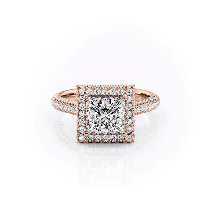 The Kylie Set With A 5 Carat Princess Moissanite