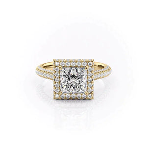 The Kylie Set With A 5 Carat Princess Moissanite