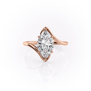 The Skyler Set With A 4.5 Carat Marquise Moissanite