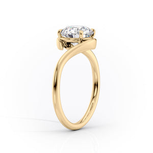 The Skyler Set With A 2 Carat Princess Lab Diamond