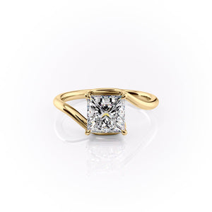 The Skyler Set With A 1.5 Carat Princess Lab Diamond