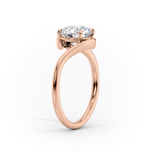 The Skyler Set With A 2 Carat Round Lab Diamond