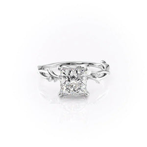 The Twig Set With A 3.5 Carat Princess Moissanite