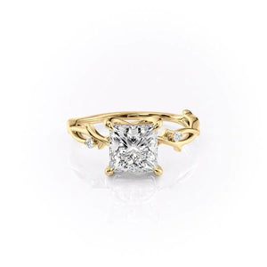 The Twig Set With A Princess Moissanite