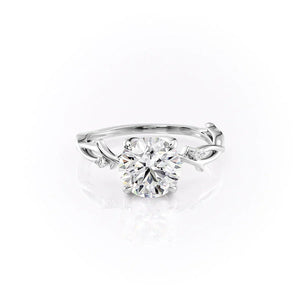 The Twig Set With A Round Moissanite