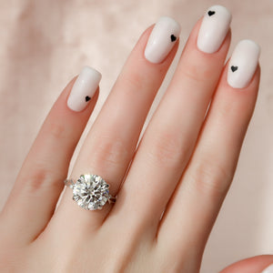 The Twig Set With A 2 Carat Round Lab Diamond