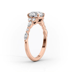 The Kristen Set With A 3 Carat Oval Lab Diamond