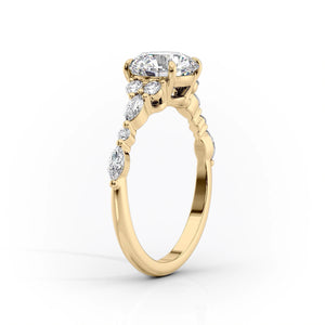 The Kristen Set With A 2 Carat Radiant Lab Diamond