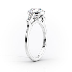 The Parker Set With A 2 Carat Marquise Lab Diamond
