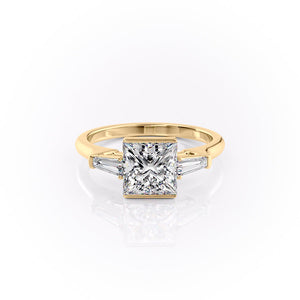 The Parker Set With A 2.5 Carat Princess Moissanite