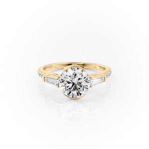 The Pave Parker Set With A 2 Carat Round Lab Diamond