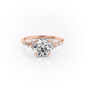 The Emma Set With A 2 Carat Round Lab Diamond